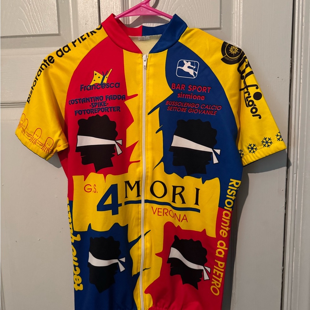 Colorful Cycling Jersey Santini Made in Italy